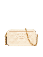 Tory-Burch-Fleming-Double-Zip-Mini-Bag-Cream-Balilene-depan