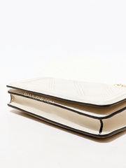 Tory Burch Fleming Soft Wallet Crossbody Bag New Cream