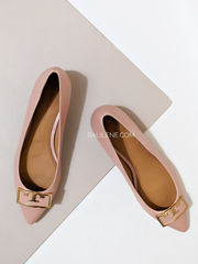 Tory-Burch-Gigi-20MM-Point-Toe-Flat-Calf-Leather-Pink-Moon-Balilene-detail-insole