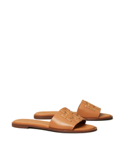 Tory-Burch-Ines-Slide-Calf-Leather-Tan-Spark-Balilene-depan