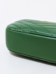 Tory Burch Kira Chevron Small Camera Bag Arugula