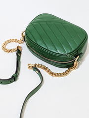 Tory Burch Kira Chevron Small Camera Bag Arugula