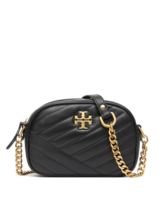 Tory-Burch-Kira-Chevron-Small-Camera-Bag-Black-Balilene-depan