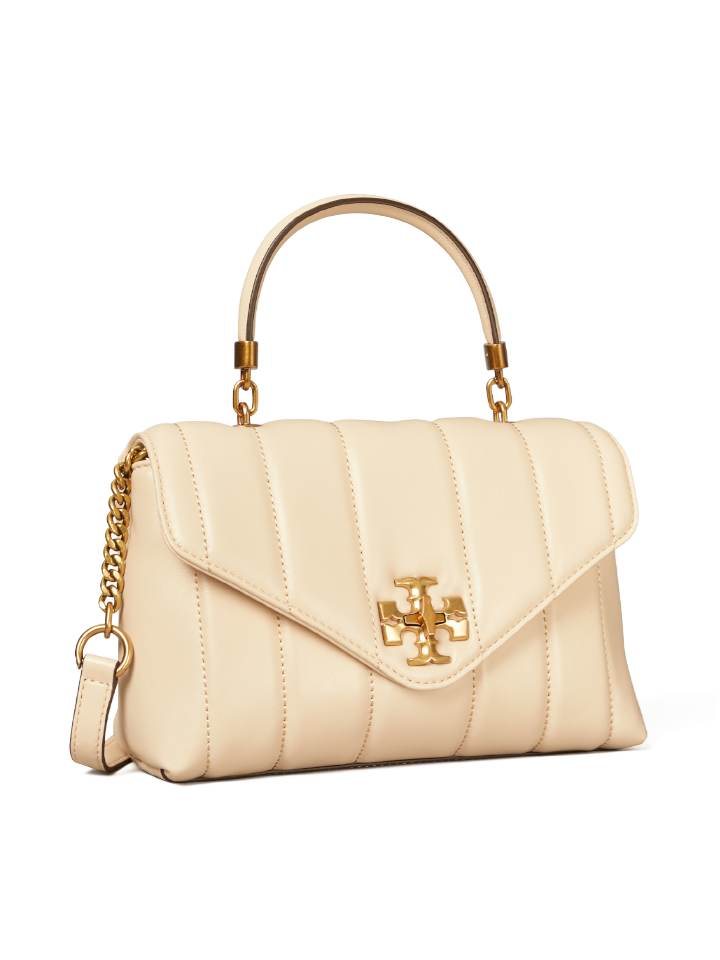 Tory-Burch-Kira-Small-Top-Handle-Satchel-Bag-Brie-Rolled-Gold-Balilene-samping