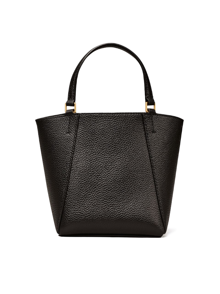 Tory-Burch-McGraw-Mini-Drawstring-Satchel-Bag-Black-Balilene-belakang