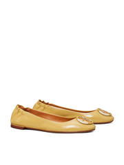 Tory-Burch-Multi-Logo-Ballet-Flat-In-Cornbread-Balilene-samping1