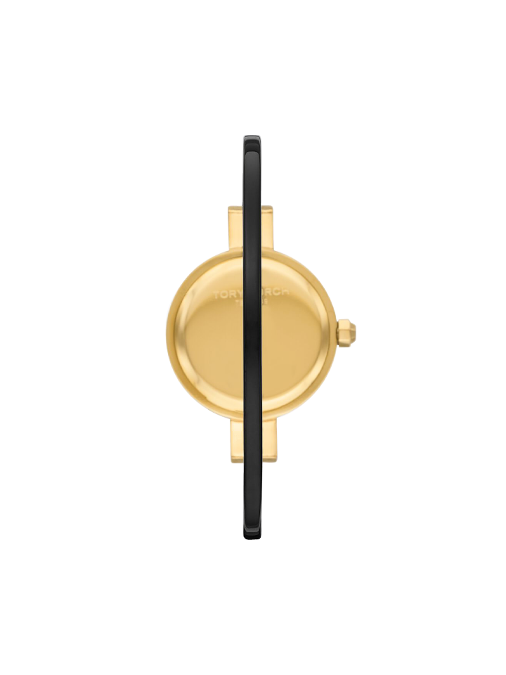 Tory Burch Reva Bangle Watch Gift Set BlackGold Stainless Steel Multi Balilene