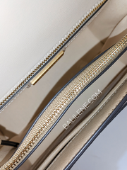 Tory Burch Robinson Color-block Convertible Shoulder Bag In Brie/Seaside Sand