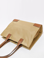 Tory Burch Ella Small Tote Bag Cocoa Sand