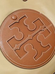 Tory Burch Ella Small Tote Bag Cocoa Sand