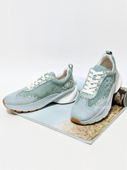 Tory Burch T Monogram Good Luck Sneakers Blue/Cream White