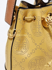 Tory-Burch-T-Monogram-Perforated-Leather-Mini-Bucket-Bag-Golden-Sunset-Balilene-detail-samping