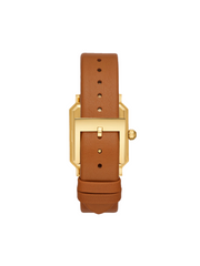 Tory Burch TBW1503 Robinson Watch Brown Leather/Gold-Tone