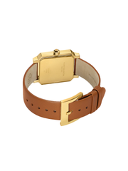 Tory Burch TBW1503 Robinson Watch Brown Leather/Gold-Tone