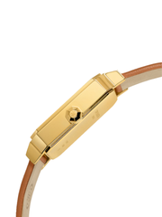 Tory Burch TBW1503 Robinson Watch Brown Leather/Gold-Tone