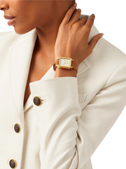 Tory Burch TBW1503 Robinson Watch Brown Leather/Gold-Tone