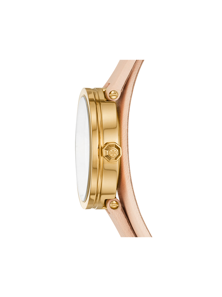 Tory-Burch-TBW4030-Reva-Double-Wrap-Leather-Strap-Watch-Nude-Balilene-samping