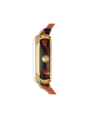 Tory Burch TBW5102 Blake Three-Hand Brown Leather Watch