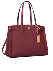 Tory Burch Walker Satchel Claret