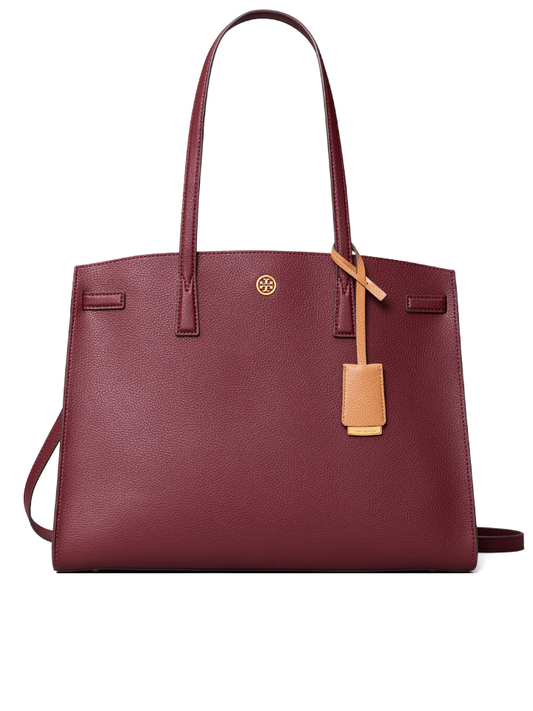 Tory Burch Walker Satchel Claret