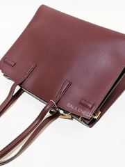 Tory Burch Walker Satchel Claret