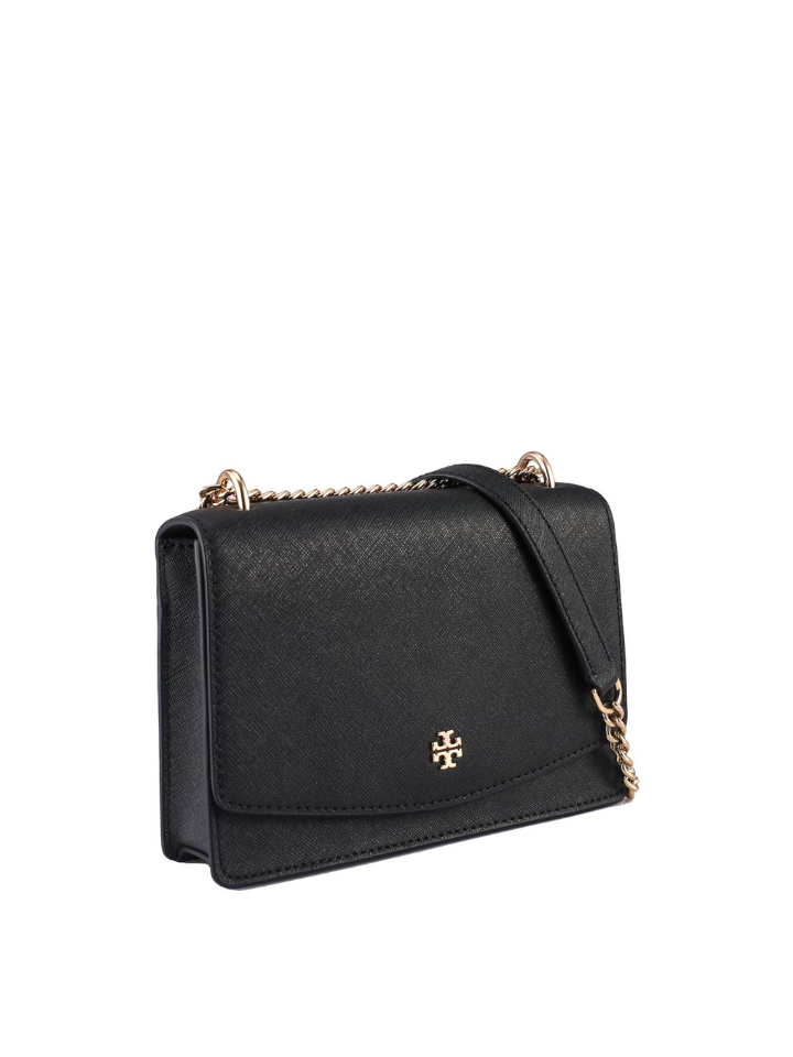 Tory Burch 63982 Emerson Mini Shoulder Bag Black Balilene