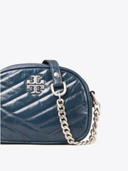 Tory Burch 75445 Kira Chevron Textured Small Camera Federal Blue