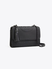 Tory Burch 39927 Fleming Matte Small Convertible Shoulder Bag Black
