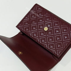 Tory Burch 43834 Fleming Small Convertible Shoulder Bag Claret