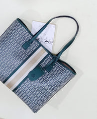Tory Burch 53303 Gemini Tote Malachite Green
