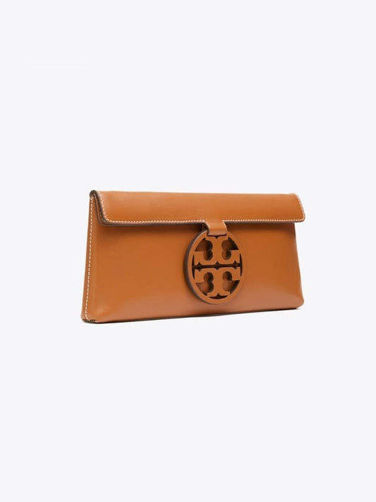 Tory Burch Miller Clutch Aged Camello