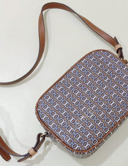 Tory Burch 57743 Gemini Ink Canvas Light Umber