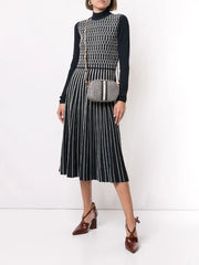 Tory Burch 57743 Gemini Link Canvas Grey Heron