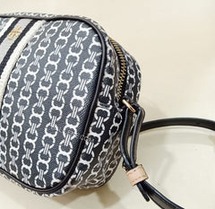 Tory Burch 57743 Gemini Link Canvas Mini Bag Black