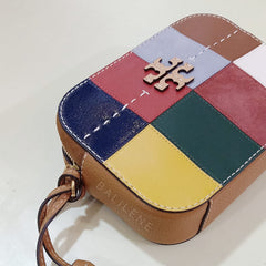 Tory Burch 58079 McGraw Patchwork Camera Bag Assam