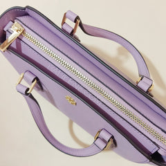 Tory Burch 64189 Emerson Mini Top Zip Tote Dusty Violet