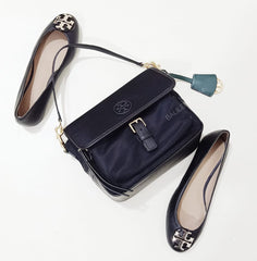 Tory Burch 74464 Perry Nylon Crossbody Black