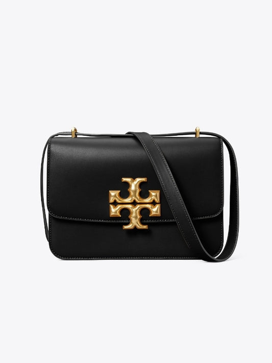 Tory Burch 75003 Eleanor Medium Convertible Shoulder Bag Black