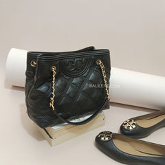 Tory Burch 75579 Fleming Soft Tote Black