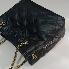 Tory Burch 75579 Fleming Soft Tote Black