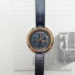 Tory Burch Tbw6204 Miller Watch Black Leather