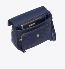 Tory Burch 45147 Fleming Satchel Royal Navy