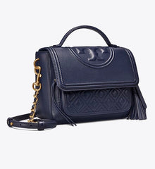 Tory Burch 45147 Fleming Satchel Royal Navy