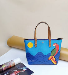 Tory Burch 46160 Kerrington Parrot Small Square Tote