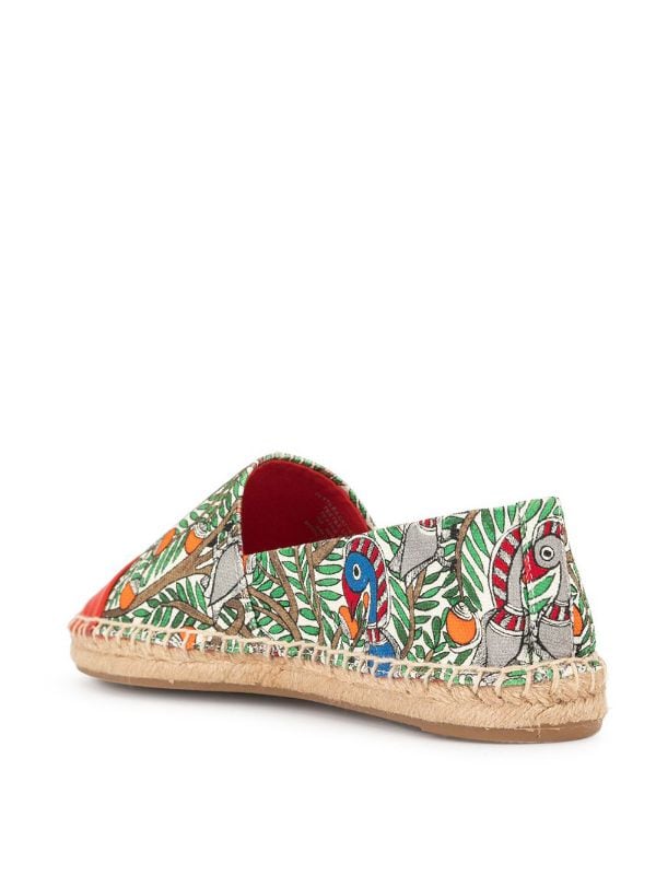 Tory burch sales floral espadrilles