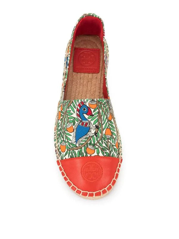 Tory burch orange espadrilles online