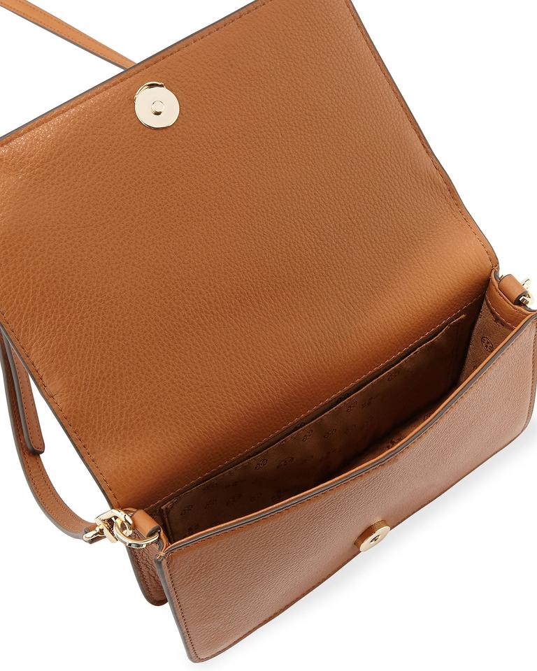 Tory Burch 48309 Bombe t Bark Leather Cross Body Bag Balilene