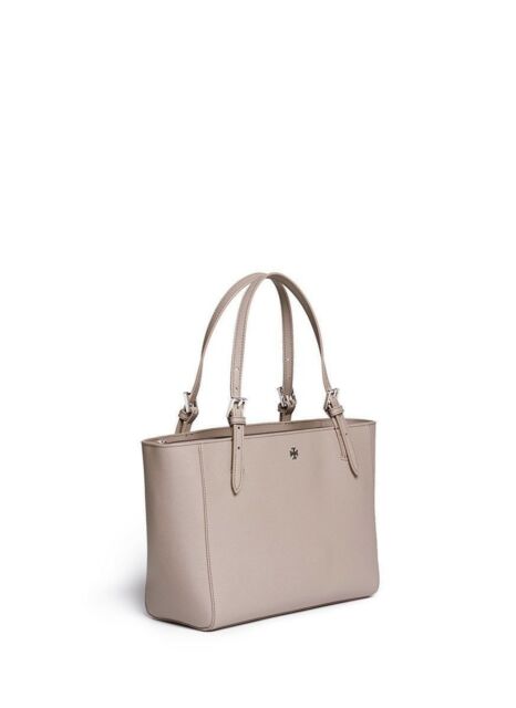 Tory Burch 49127 Emerson Small Buckle Tote Gray