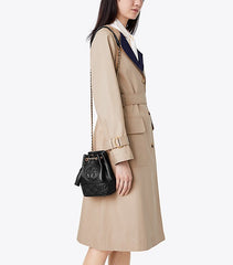 Tory Burch 49321 Fleming Mini Bucket Bag Black