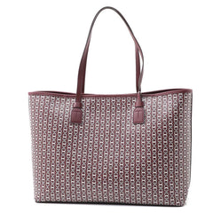 Tory Burch 53303 Gemini Link Tote Royal Burgundy